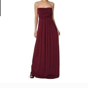 West Kei strapless jersey maxi dress